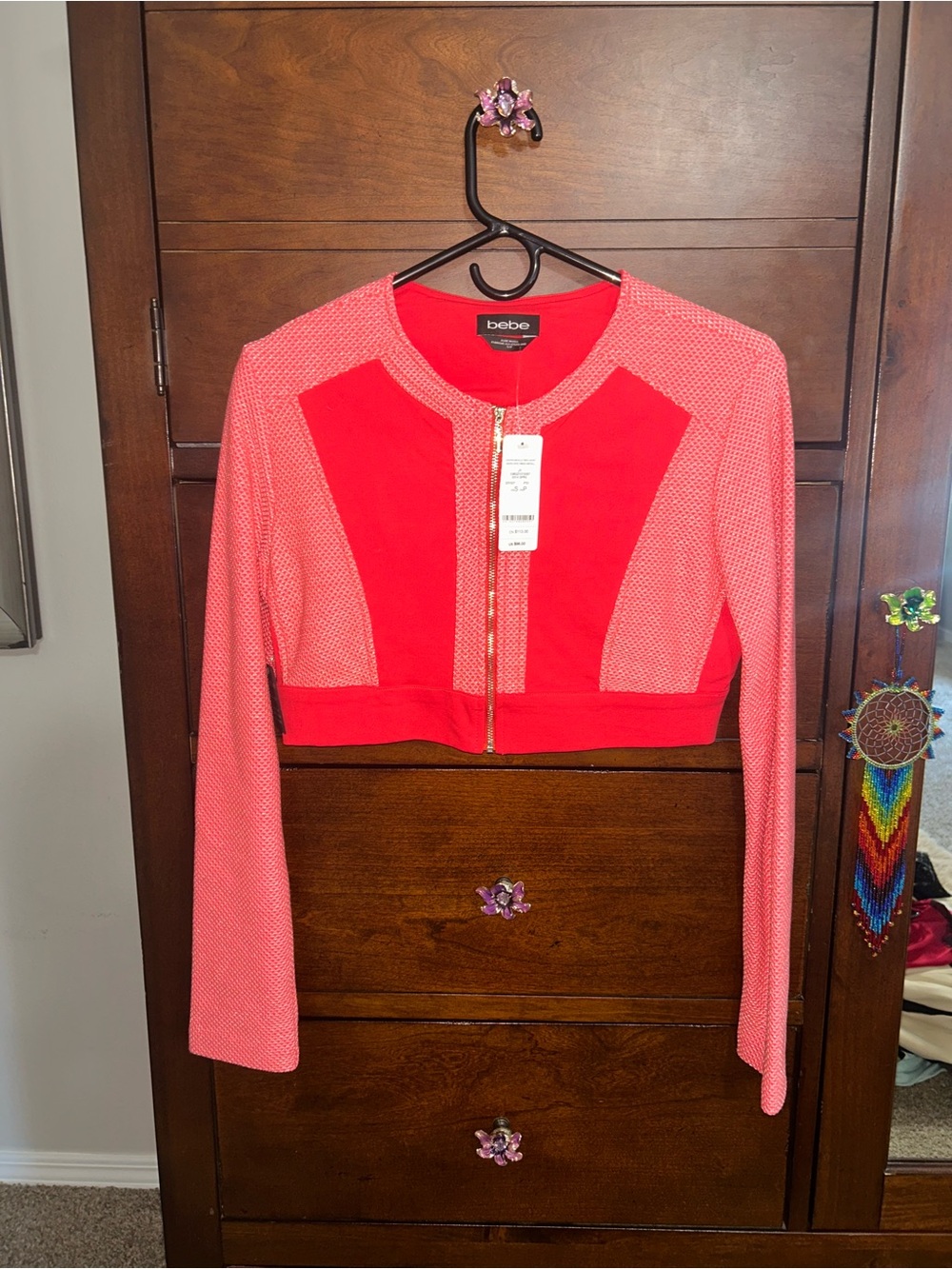 NWT! Bebe Cropped Jacket size S